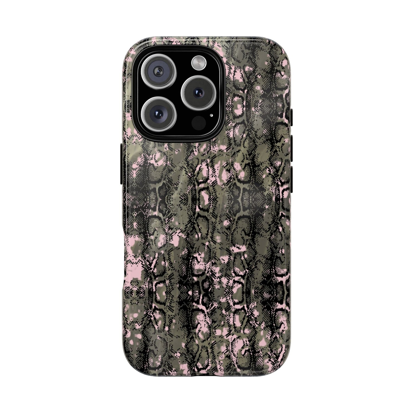 Stylish Snake Print Phone Case for Tough Protection