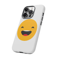 Happy Face Tough Phone Case - Durable Protection with Smile Design