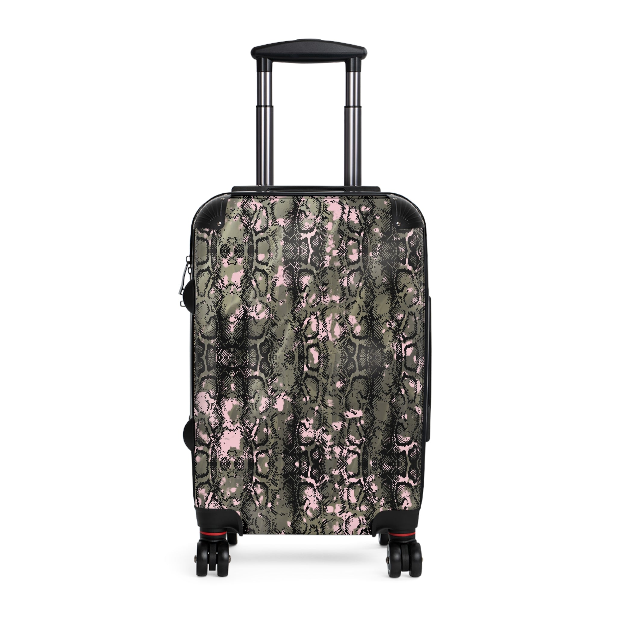 Stylish Snakeskin Suitcase for Travel Enthusiasts