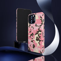 Stylish Pink Camouflage Phone Case – Tough Cases for Trendsetters