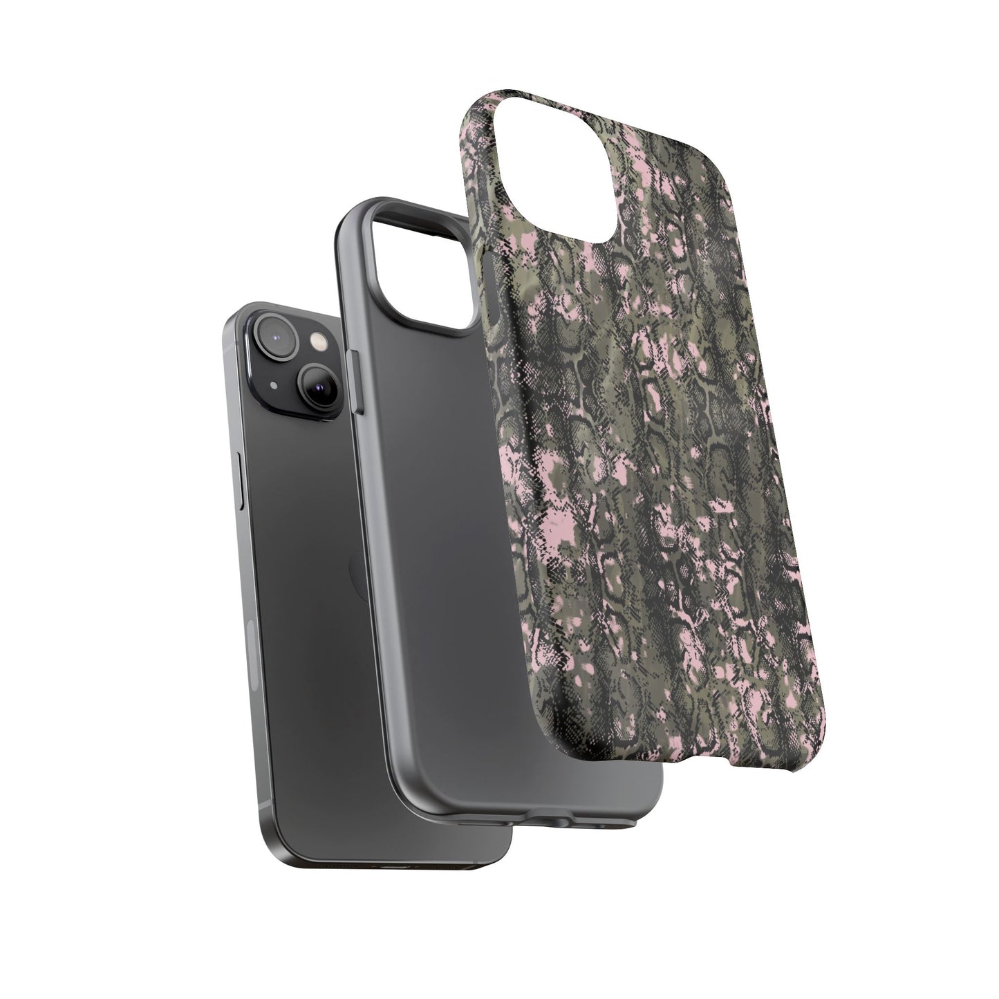 Stylish Snake Print Phone Case for Tough Protection
