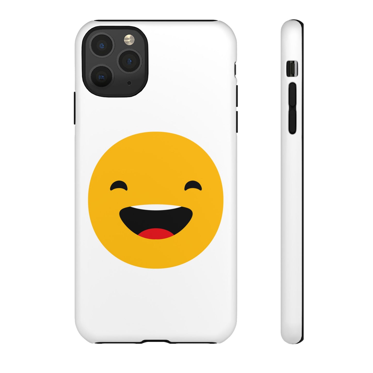 Happy Face Tough Phone Case - Durable Protection with Smile Design