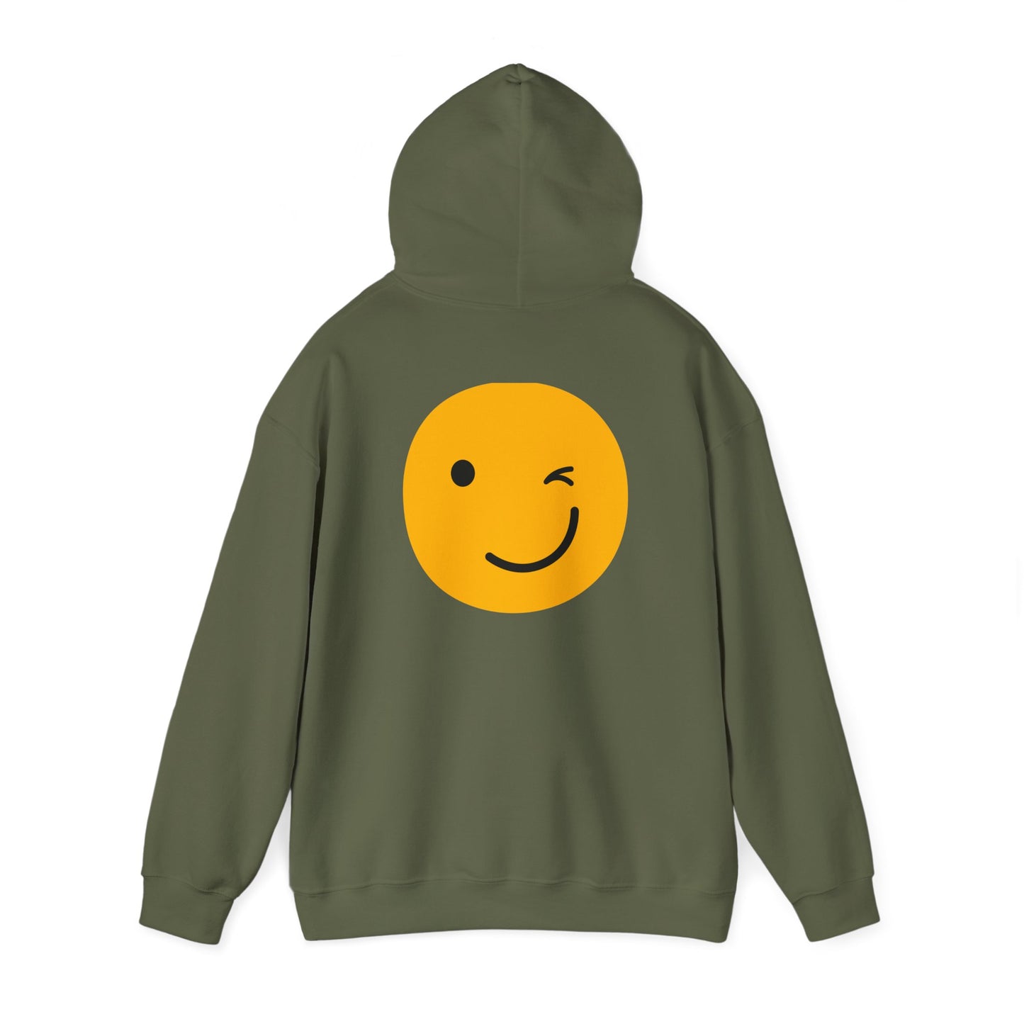 Smiley Face Unisex Hooded Sweatshirt - Fun and Cozy