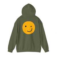 Smiley Face Unisex Hooded Sweatshirt - Fun and Cozy