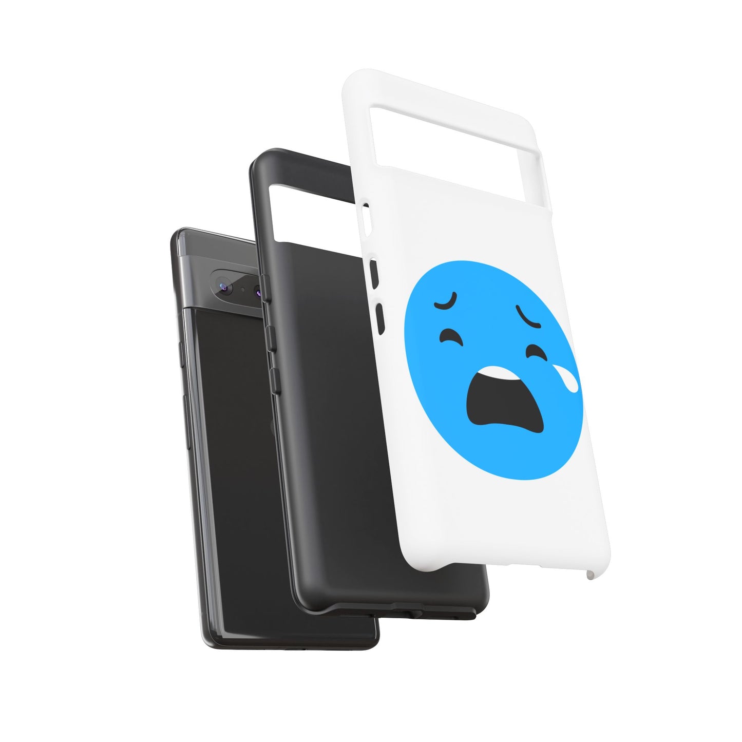 Funny Sad Face Phone Case - Tough and Stylish