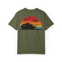 Vintage Sunset Tank Top - Military Inspired Unisex T-Shirt