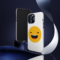 Happy Face Tough Phone Case - Durable Protection with Smile Design