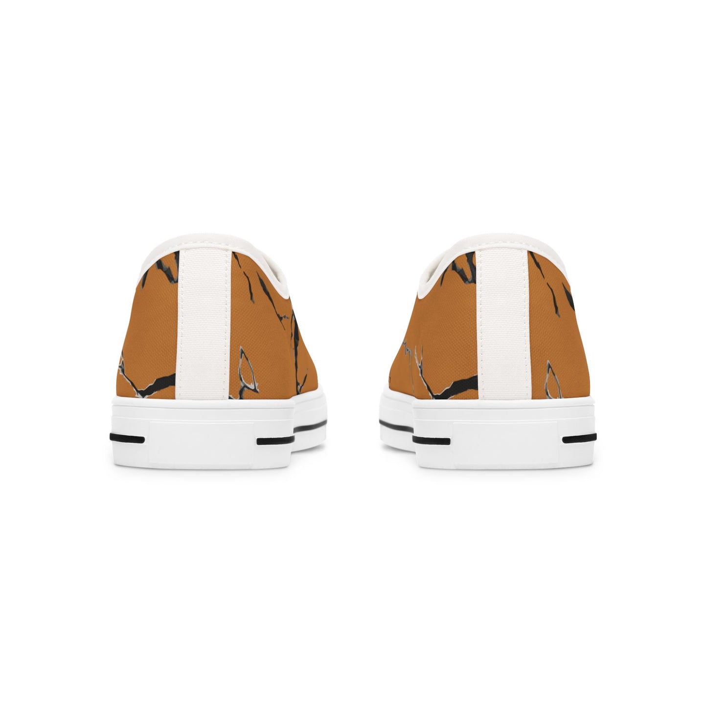 Stylish Women's Low Top Sneakers with Marble Design