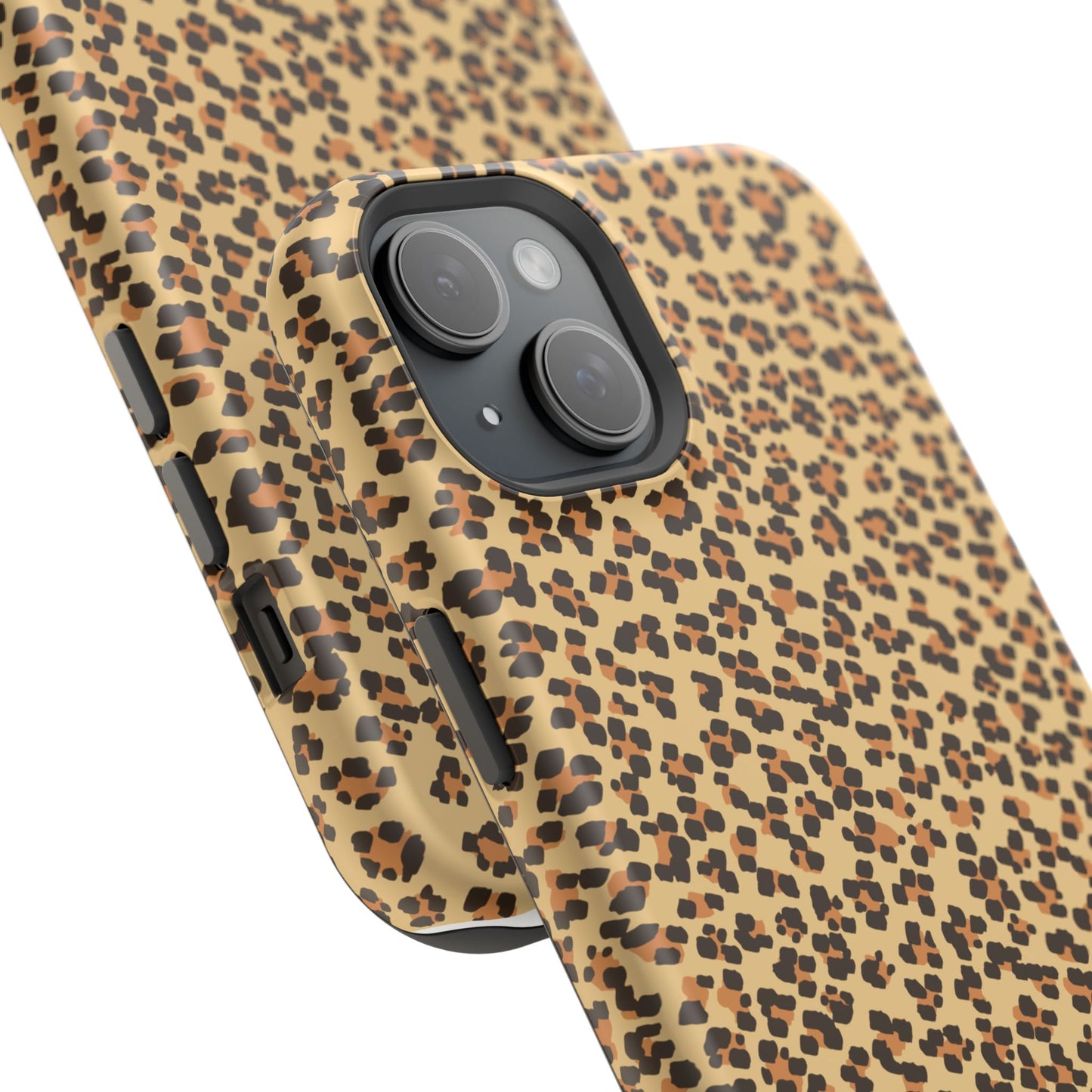 Leopard Print Magnetic Tough Case for iPhone – Bold Style, Rugged Protection  Make a fierce statement while keeping your iPhone safe with this stylish and durable magnetic tough case featuring a trendy leopard print design.