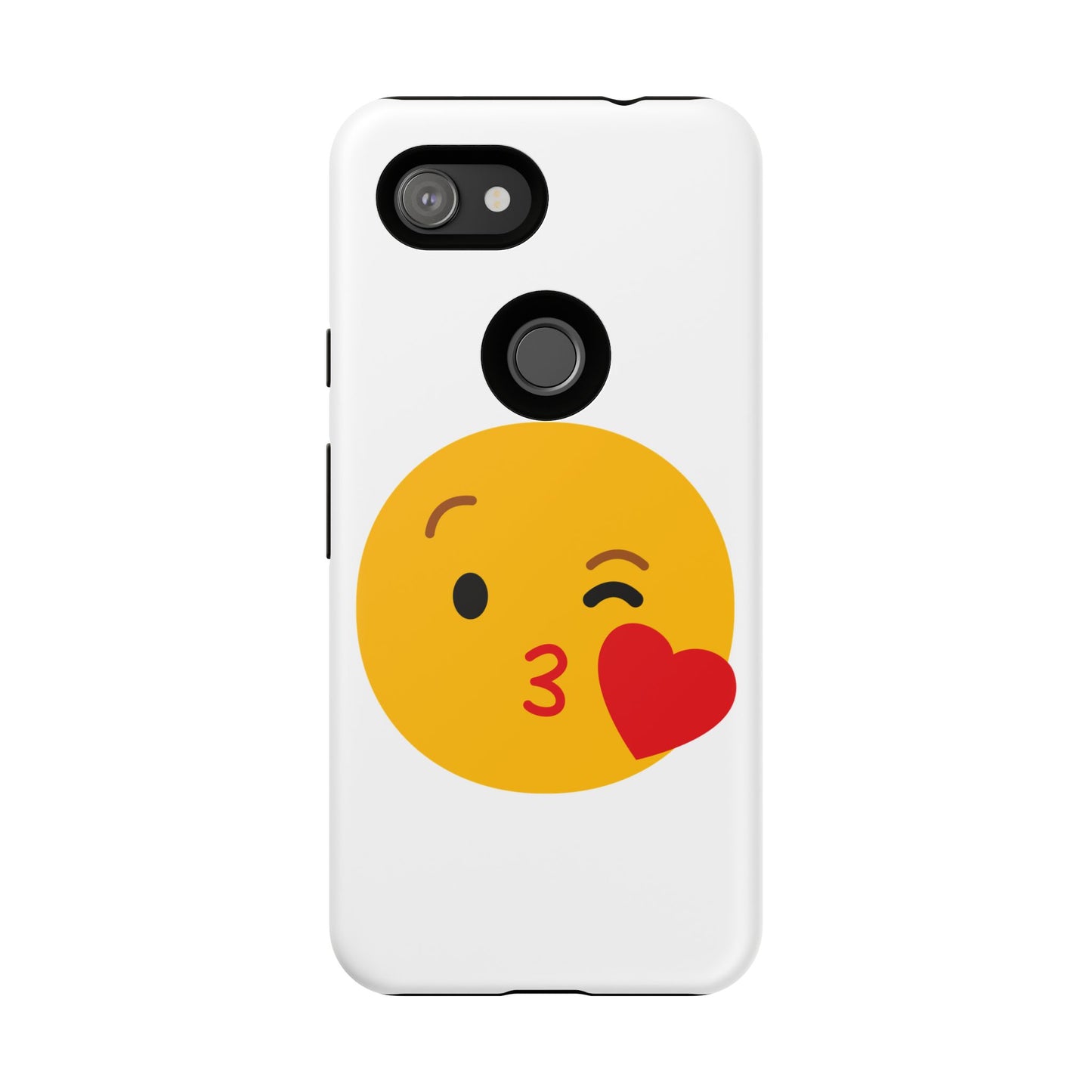 Cute Emoji Phone Case - Kissy Face Design for Stylish Protection