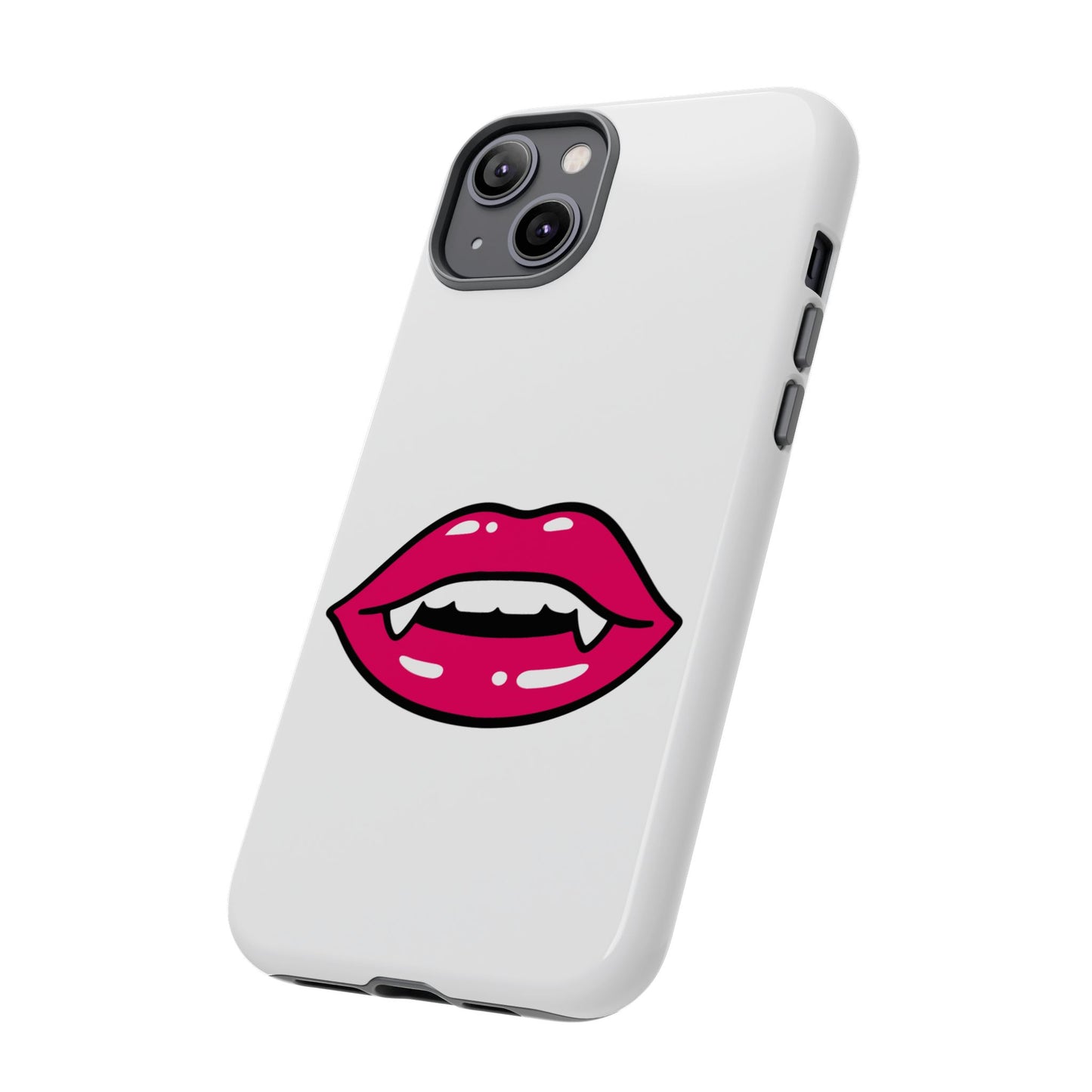 Vampire Mouth Phone Case - Tough Cases for Halloween, Gift for Spooky Lovers, Quirky Phone Accessories, Fun Tech Gear