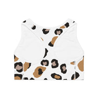 Leopard Print Sports Bra - Stylish Activewear for Workouts & Fitness Enthusiasts