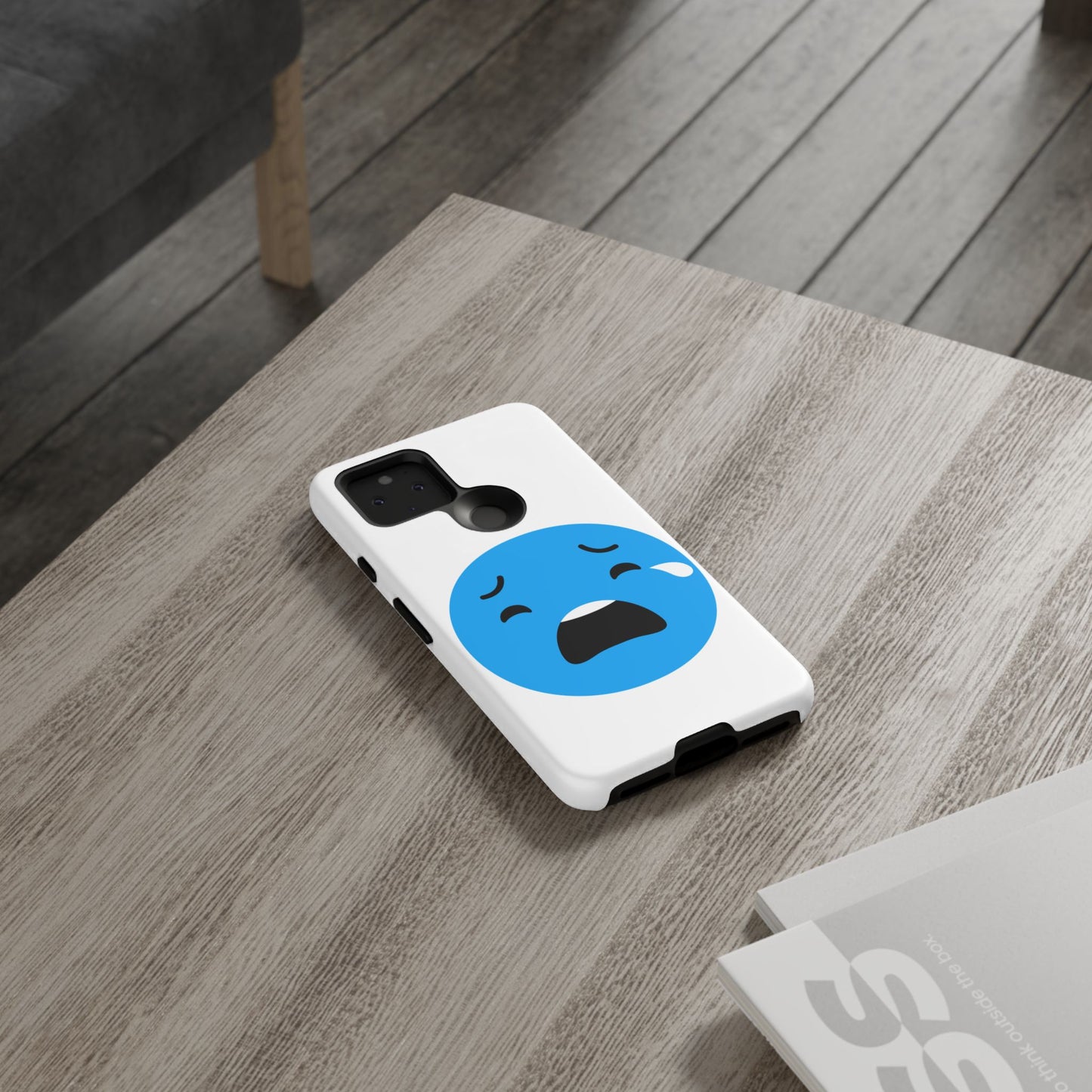 Funny Sad Face Phone Case - Tough and Stylish