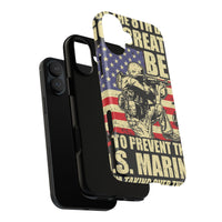 Military-Themed Phone Case - 'God Created Beer' Design