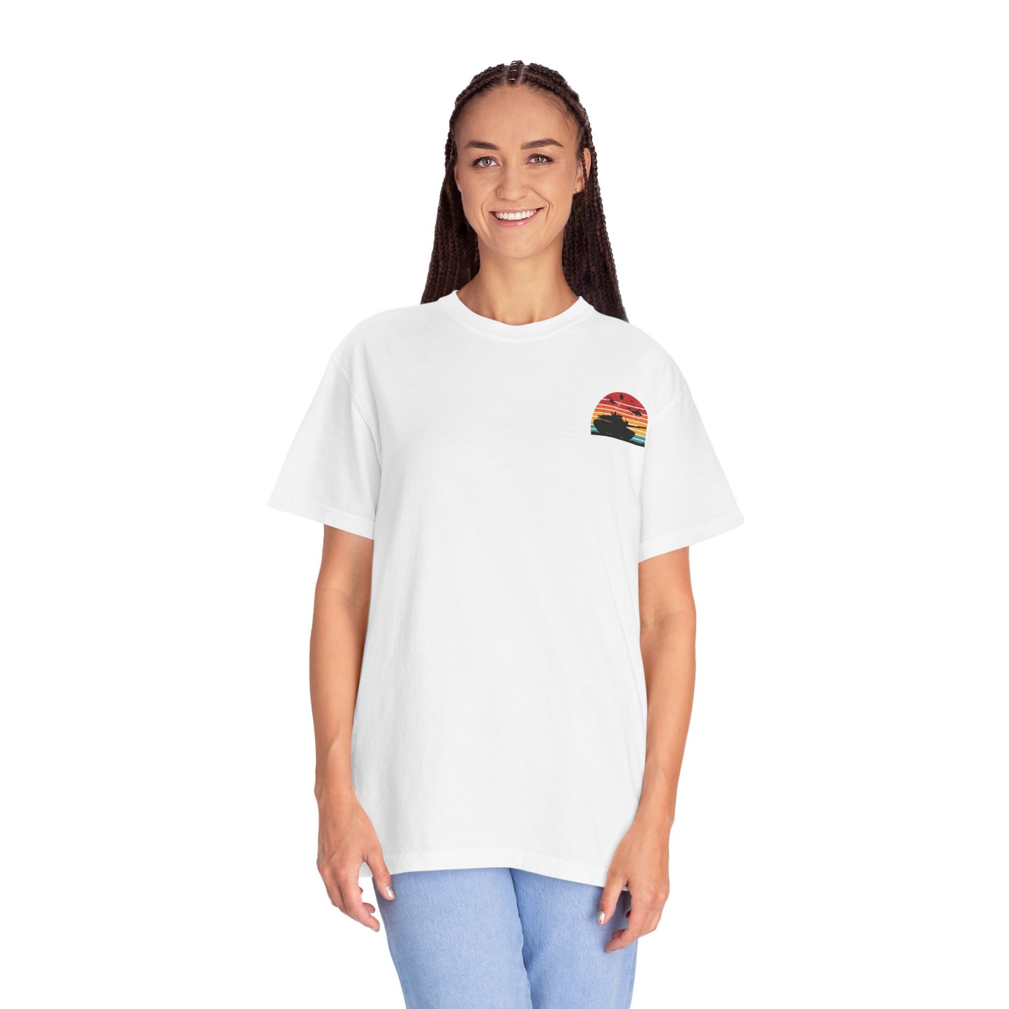 Vintage Sunset Tank Top - Military Inspired Unisex T-Shirt