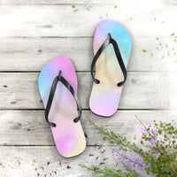 Pastel Tie-Dye Flip Flops – Perfect for Summer Beach Days & Festivals
