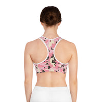 Pink Camo Sports Bra - Stylish Activewear for Fitness Lovers