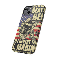 Military-Themed Phone Case - 'God Created Beer' Design