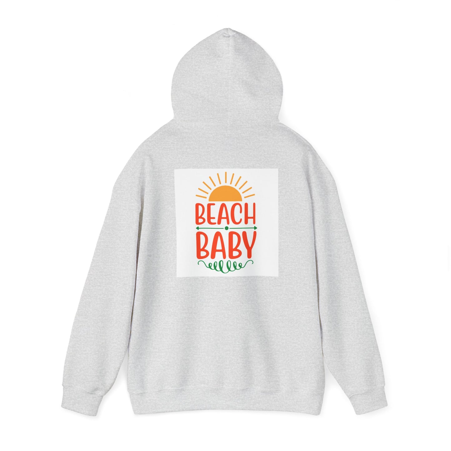 Beach Baby Hooded Sweatshirt | Summer Vibes, Beach Lover Gift, Unisex Casual Wear, Cozy Hoodie, Fun Beachwear