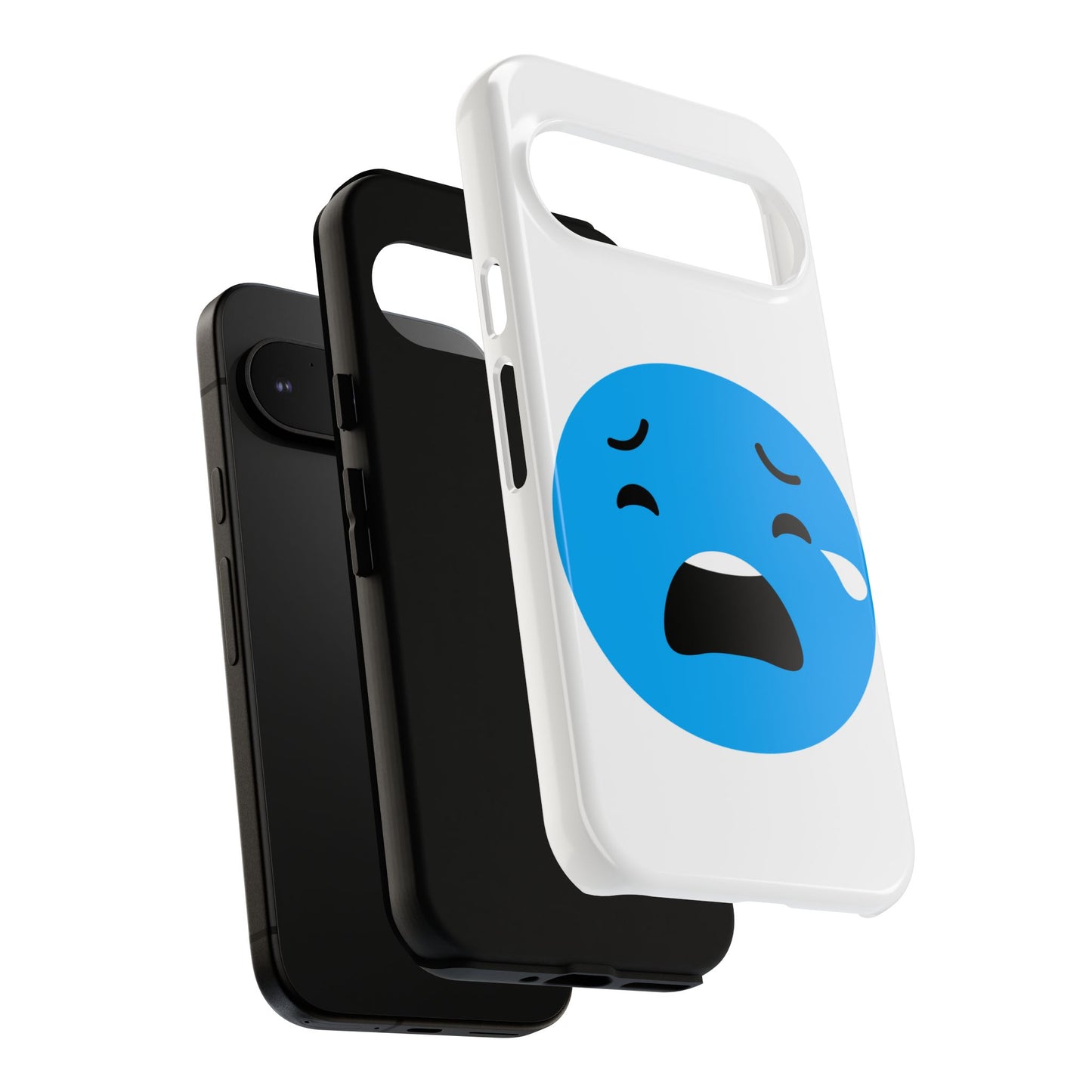 Funny Sad Face Phone Case - Tough and Stylish