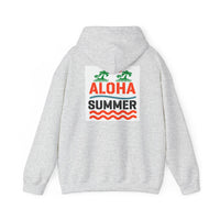 Aloha Summer Hoodie,Tropical Beach Wear,Unisex Sweatshirt,Vacation Outfit, Summer  iconic Waikiki Beach Oahu combines urban