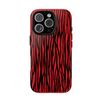 Bold Zebra Print Phone Case - Tough Protection for Trendsetters