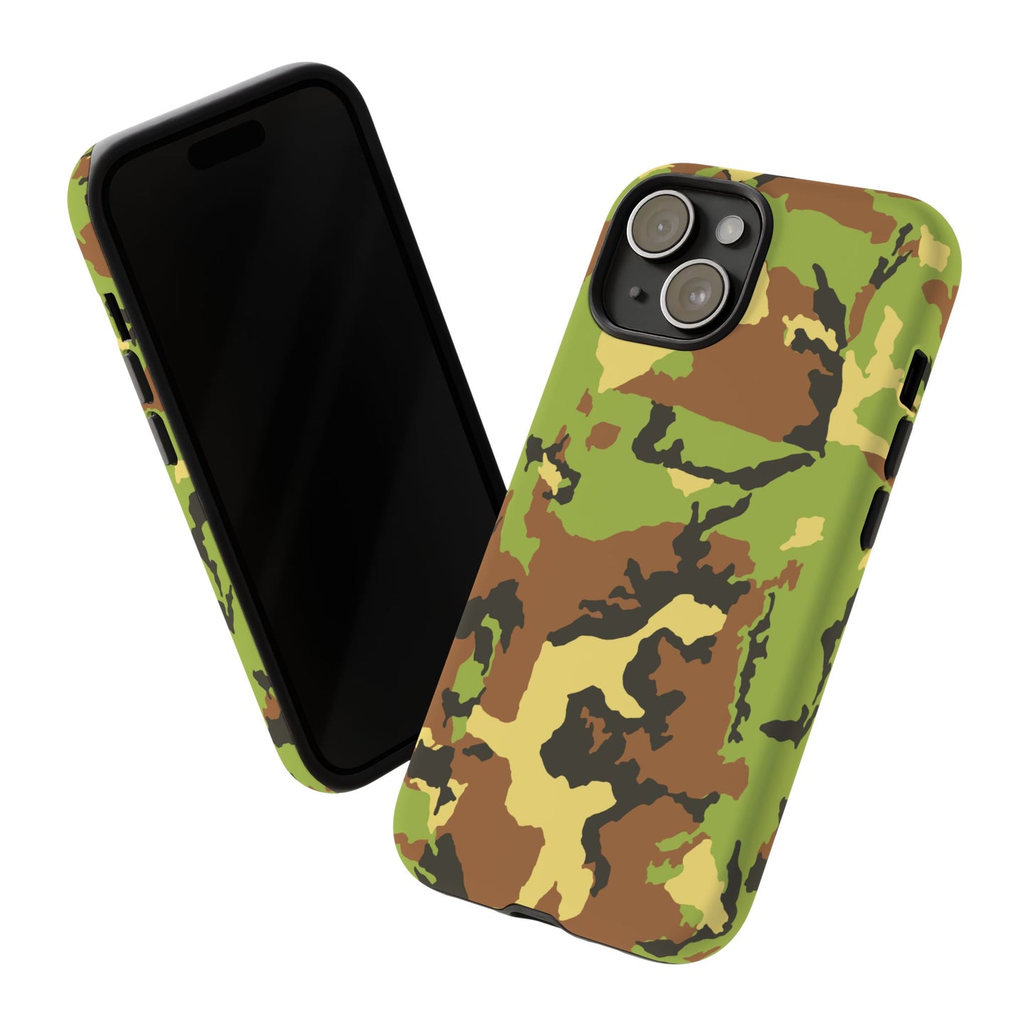 Camo Tough Phone Case - Durable Military Style Cover for Adventure Lovers