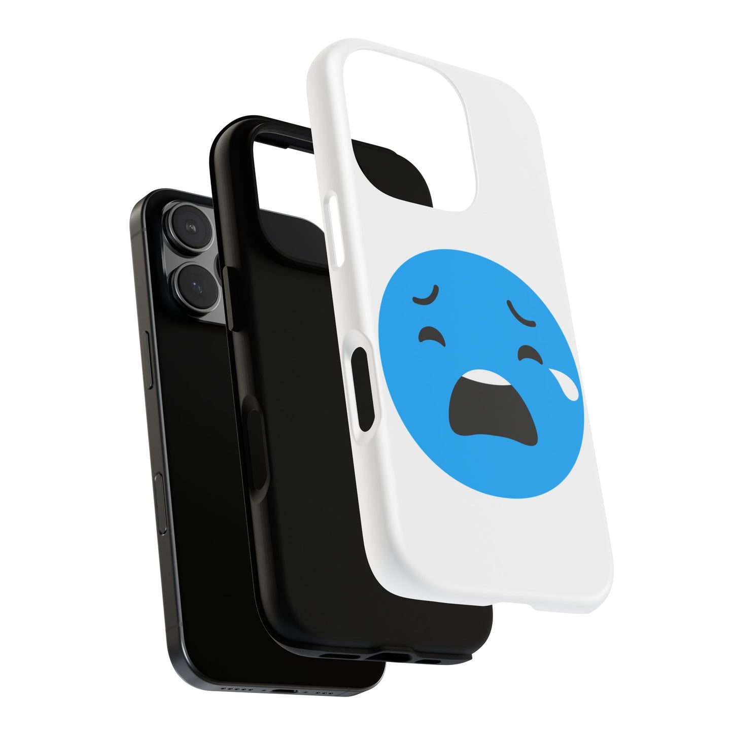 Funny Sad Face Phone Case - Tough and Stylish