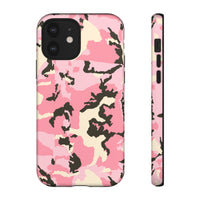 Stylish Pink Camouflage Phone Case – Tough Cases for Trendsetters