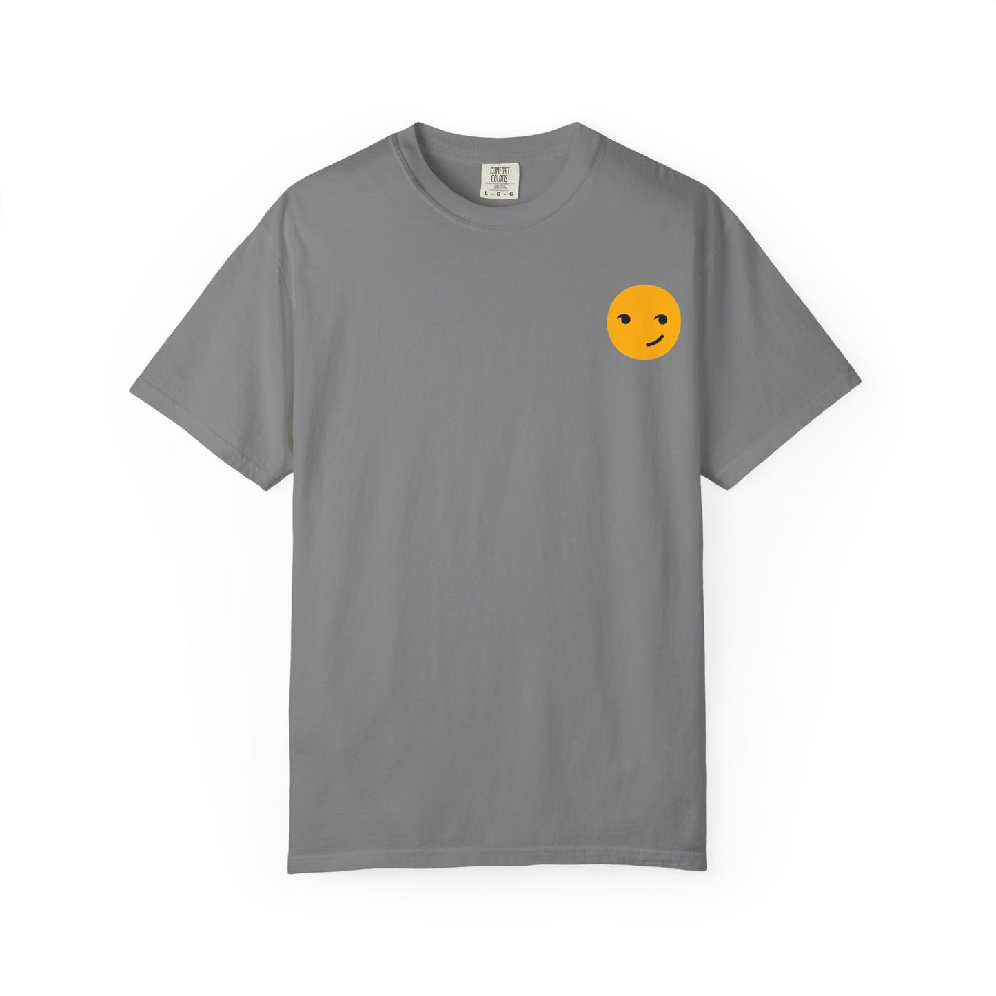 Smile Circle Unisex Garment-Dyed T-Shirt - Fun Casual Tee for Everyday Wear