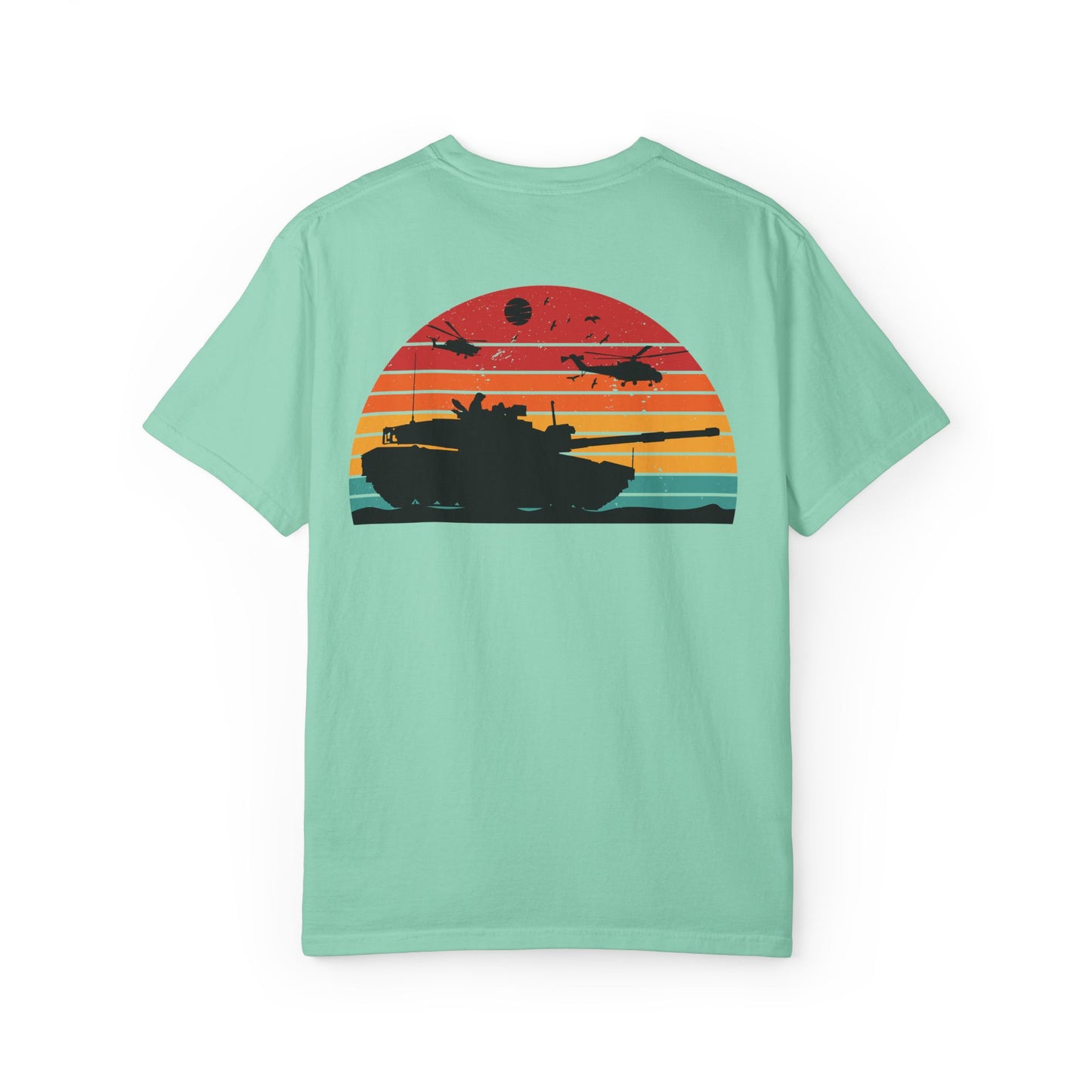Vintage Sunset Tank Top - Military Inspired Unisex T-Shirt