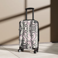 Stylish Python Print Suitcase – Trendy Travel Luggage for Adventure Seekers