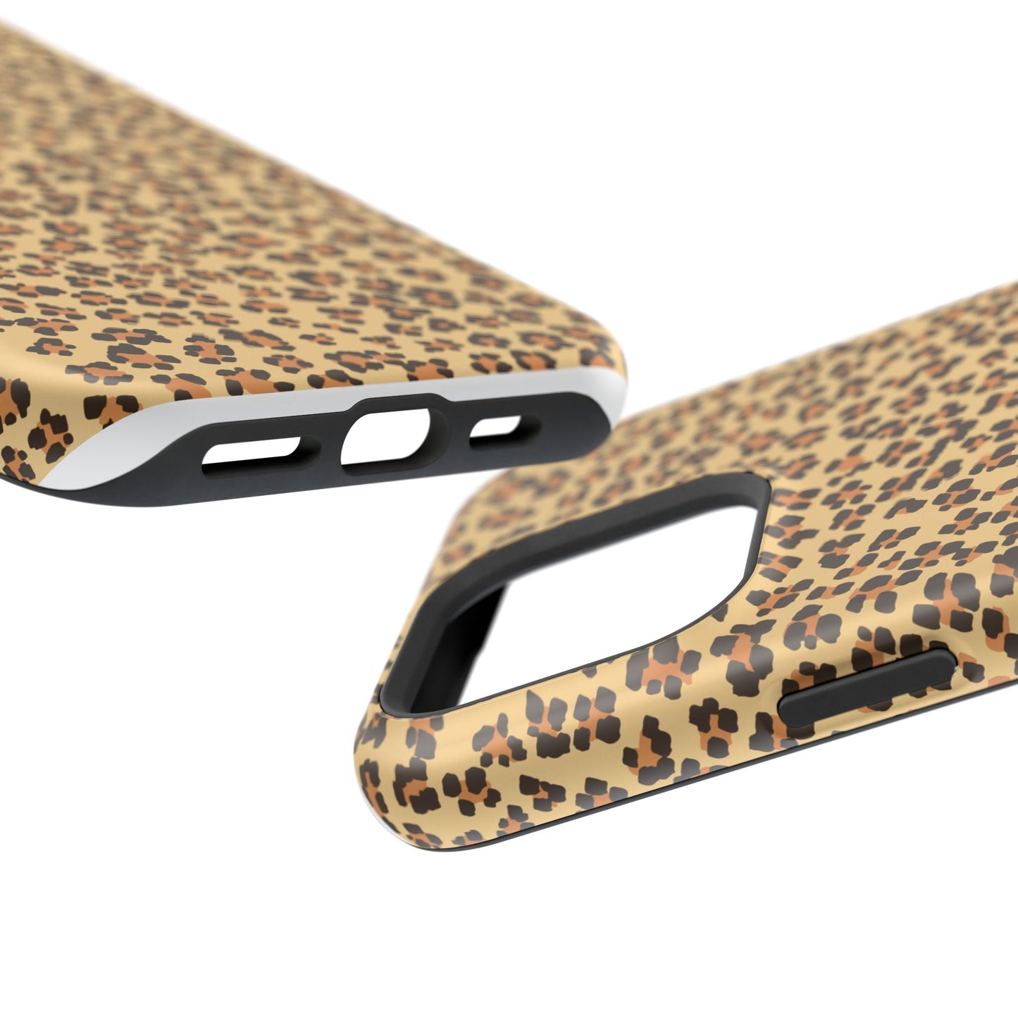 Leopard Print Magnetic Tough Case for iPhone – Bold Style, Rugged Protection  Make a fierce statement while keeping your iPhone safe with this stylish and durable magnetic tough case featuring a trendy leopard print design.