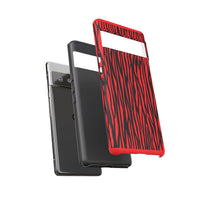 Bold Zebra Print Phone Case - Tough Protection for Trendsetters