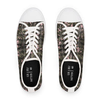 Stylish Floral Low Top Sneakers for Women - Trendy Casual Footwear