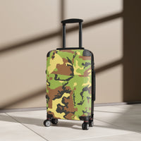 Camo Pattern Suitcase - Stylish Travel Luggage for Adventurers