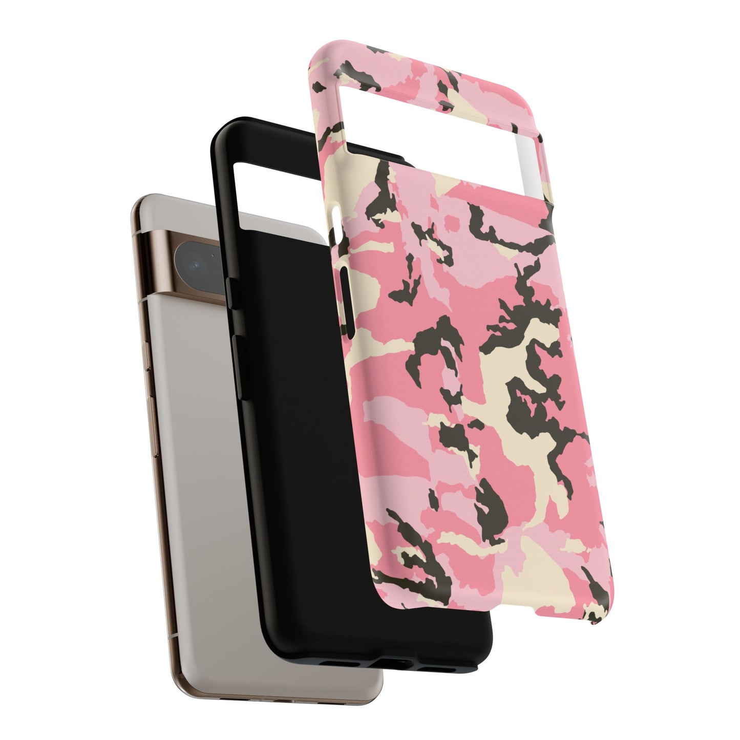 Stylish Pink Camouflage Phone Case – Tough Cases for Trendsetters