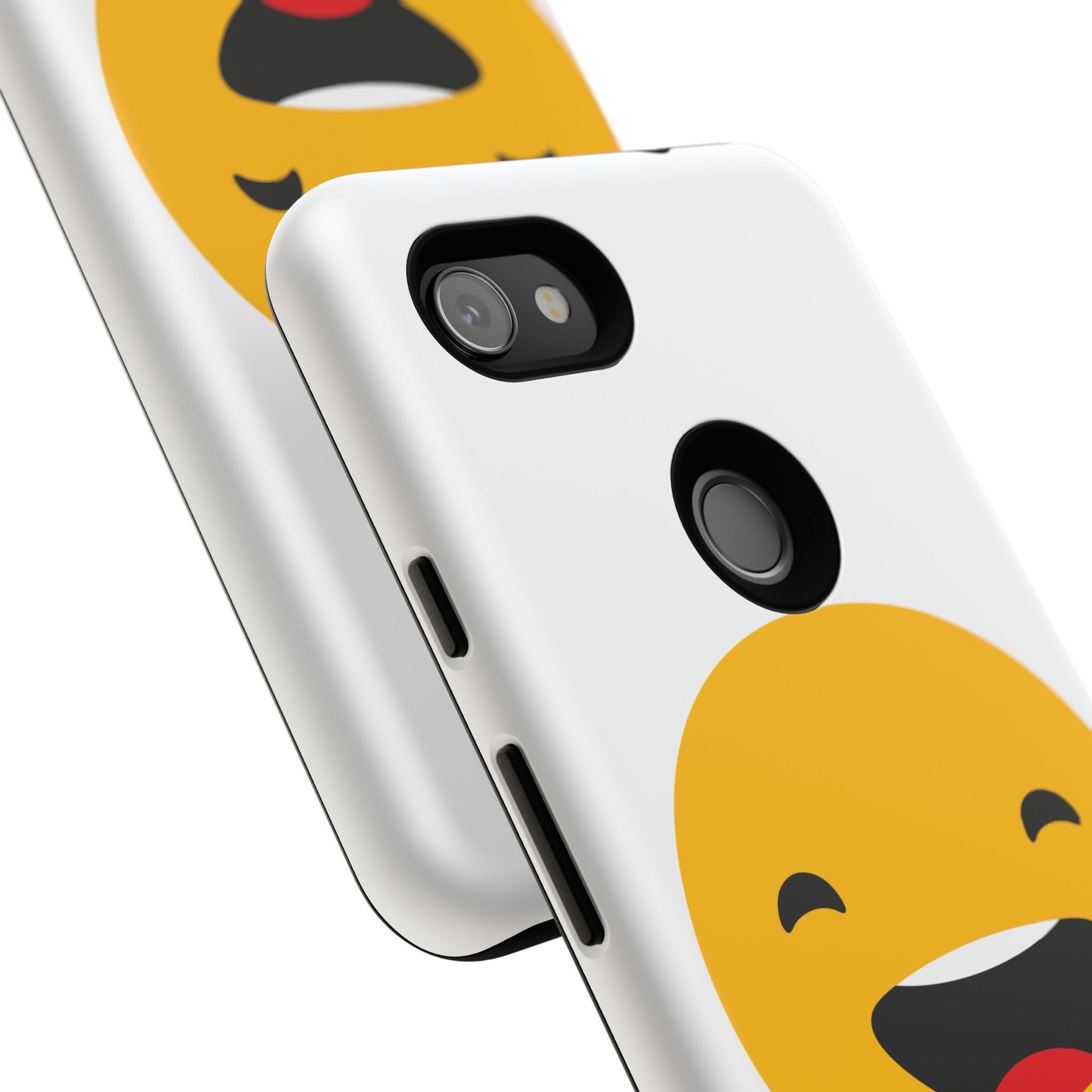 Happy Face Tough Phone Case - Durable Protection with Smile Design