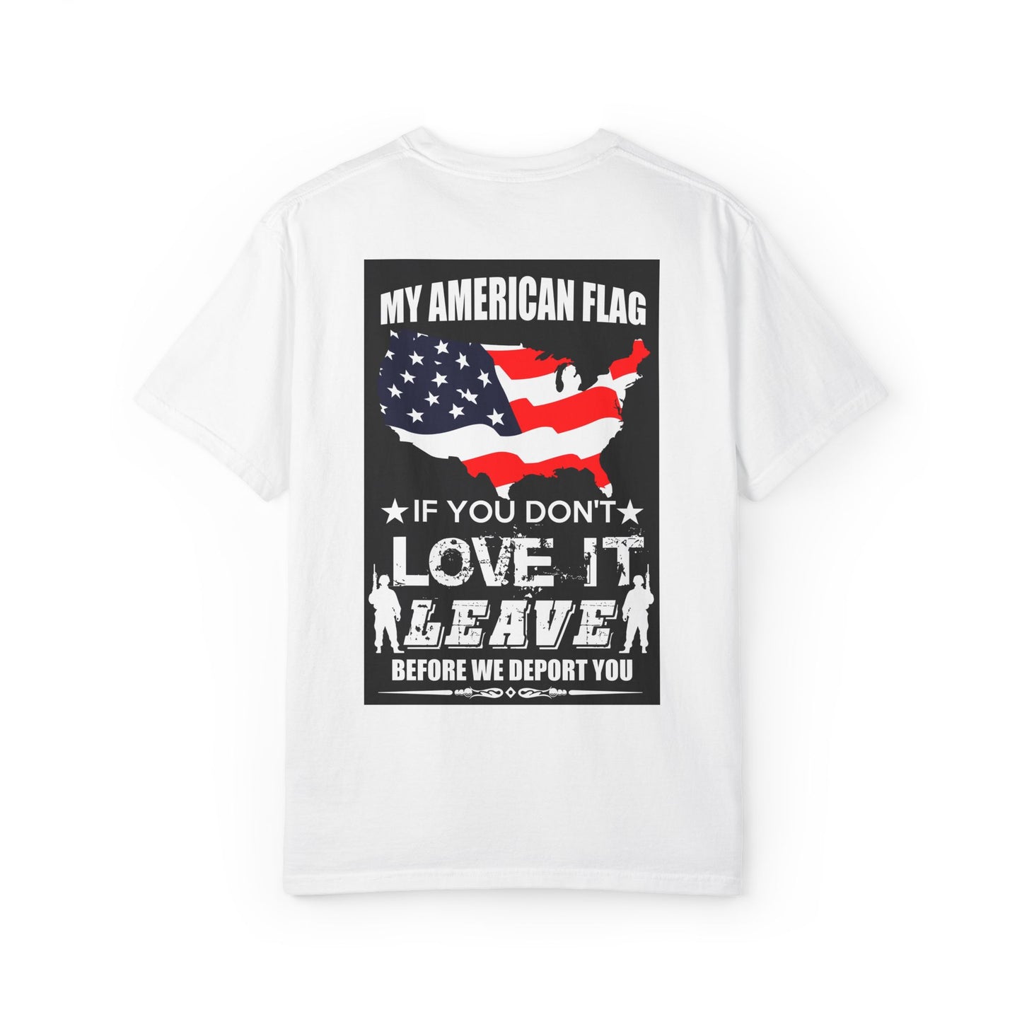 American Flag T-shirt, Patriotic Tee for July 4th, Veterans Support Shirt, Independence Day Top, USA Flag Apparel