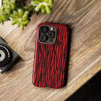 Bold Zebra Print Phone Case - Tough Protection for Trendsetters