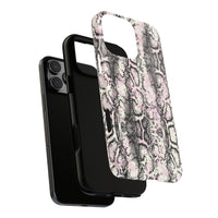 Stylish Snake Print Phone Case - Tough Protection for Trendsetters