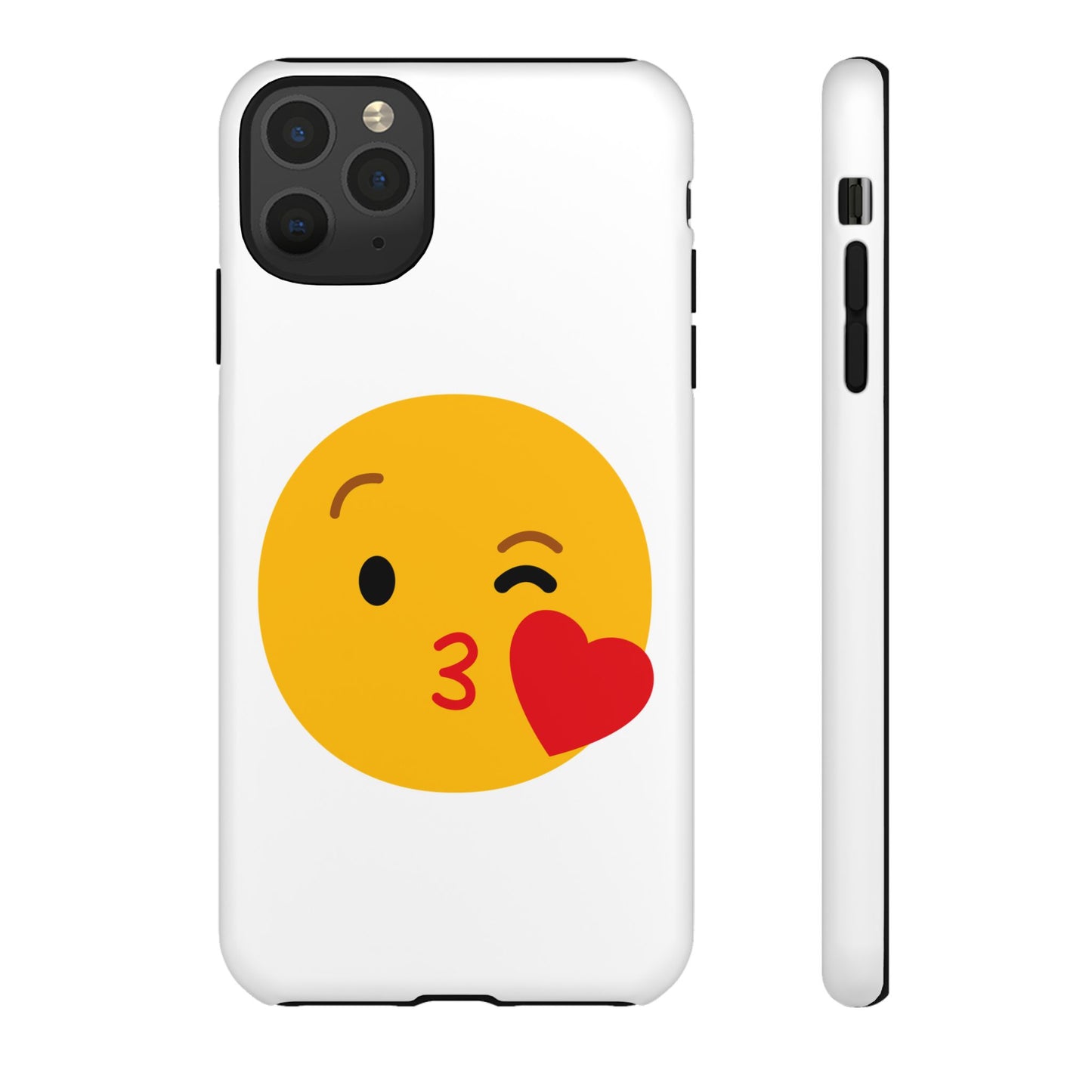 Cute Emoji Phone Case - Kissy Face Design for Stylish Protection