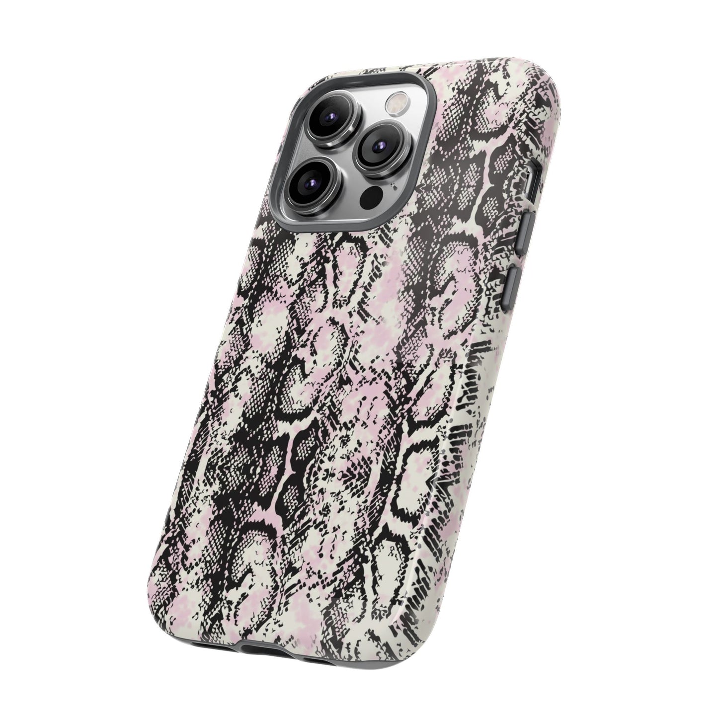 Stylish Snake Print Phone Case - Tough Protection for Trendsetters