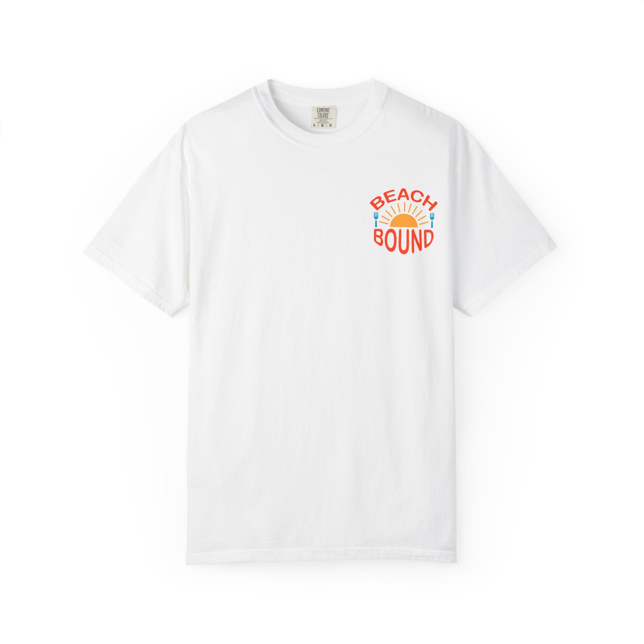 Beach Bound Unisex Garment-Dyed T-Shirt, Summer Vibes, Casual Wear, Beach Trip, Vacation Shirt, Outdoor Activities