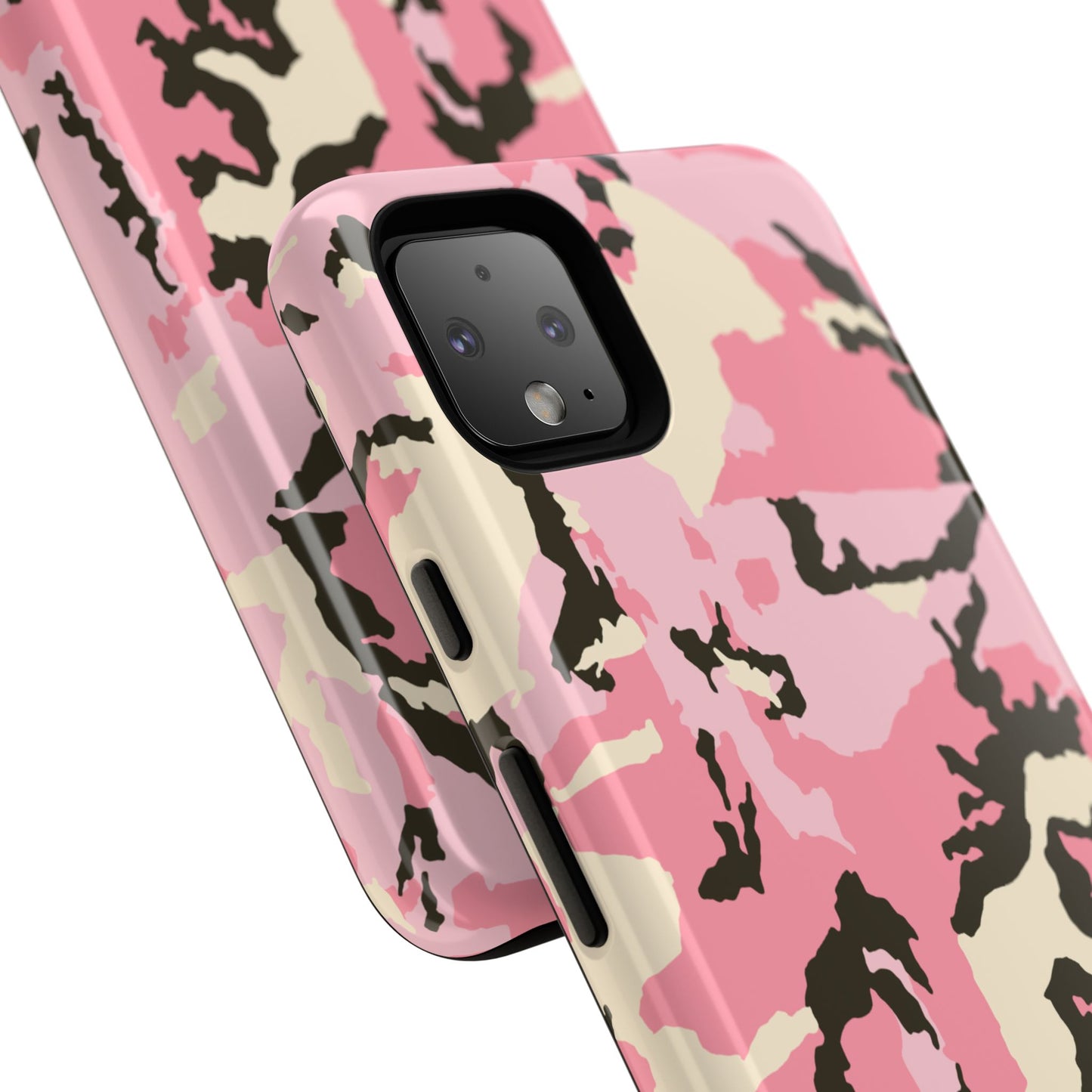 Stylish Pink Camouflage Phone Case – Tough Cases for Trendsetters