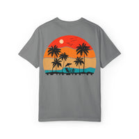 Sunset Vibe Unisex T-Shirt - Tropical Paradise Design