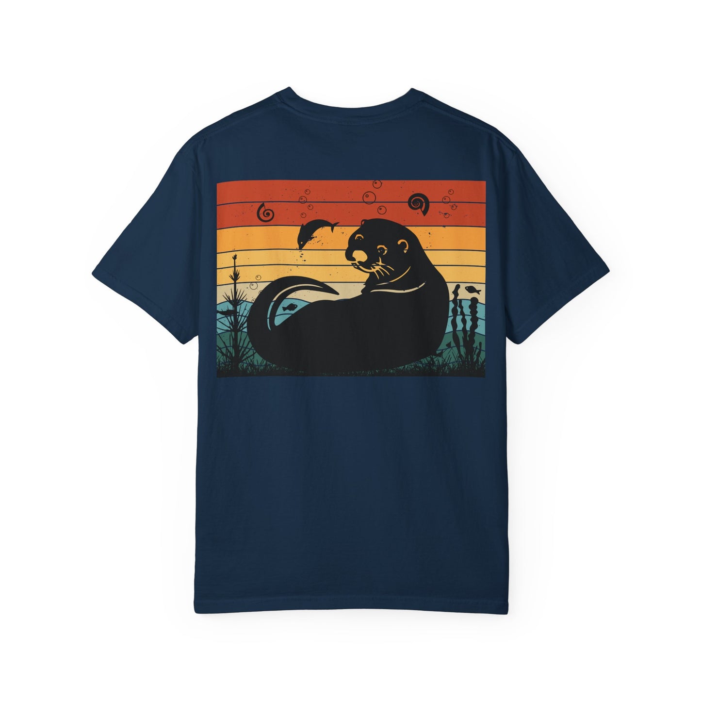 Retro Otter Graphic Unisex T-Shirt – Perfect for Animal Lovers