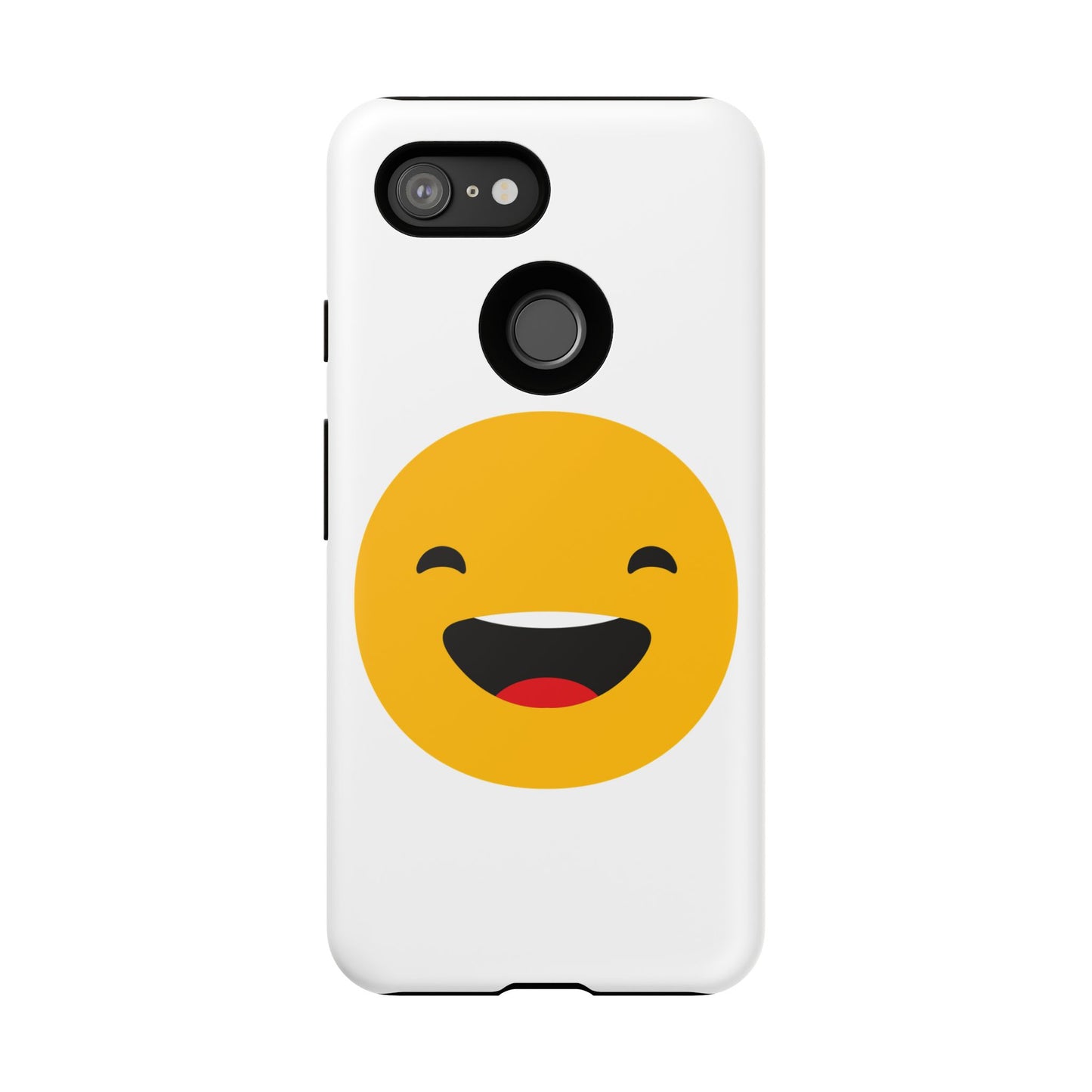 Happy Face Tough Phone Case - Durable Protection with Smile Design