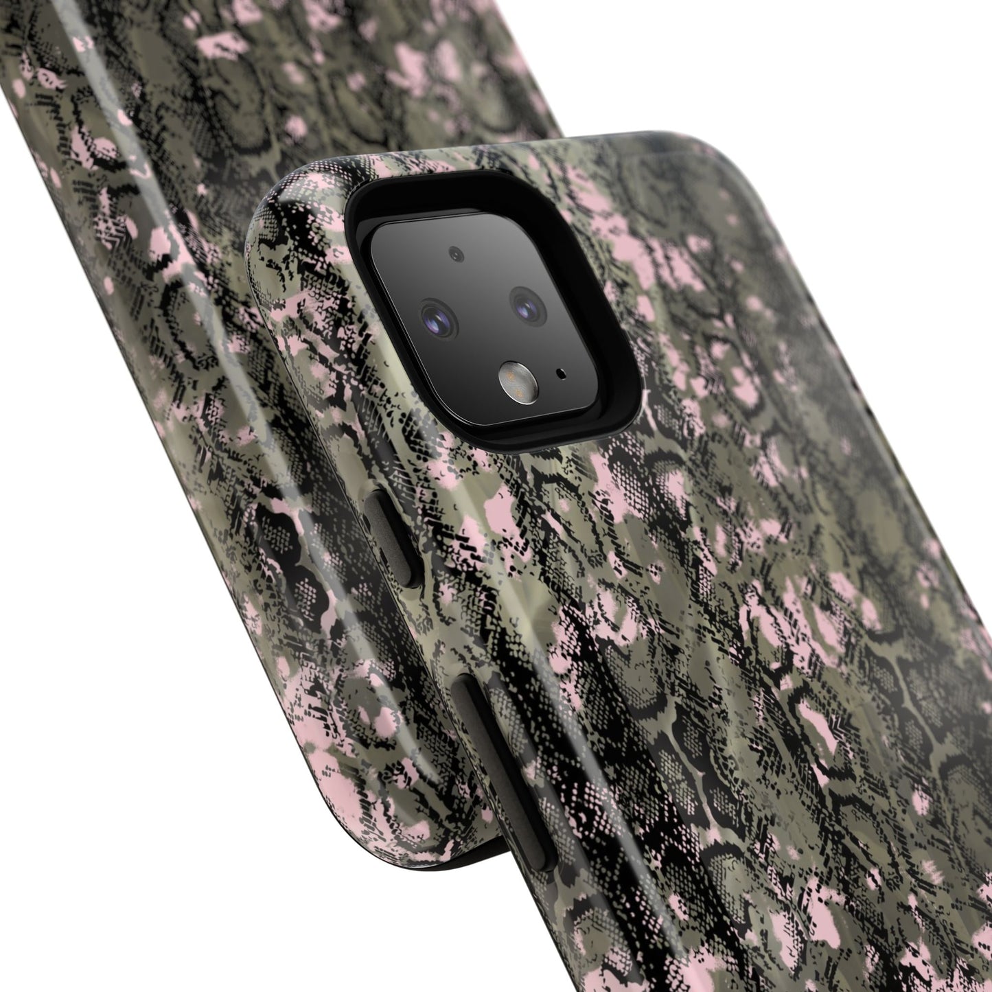 Stylish Snake Print Phone Case for Tough Protection