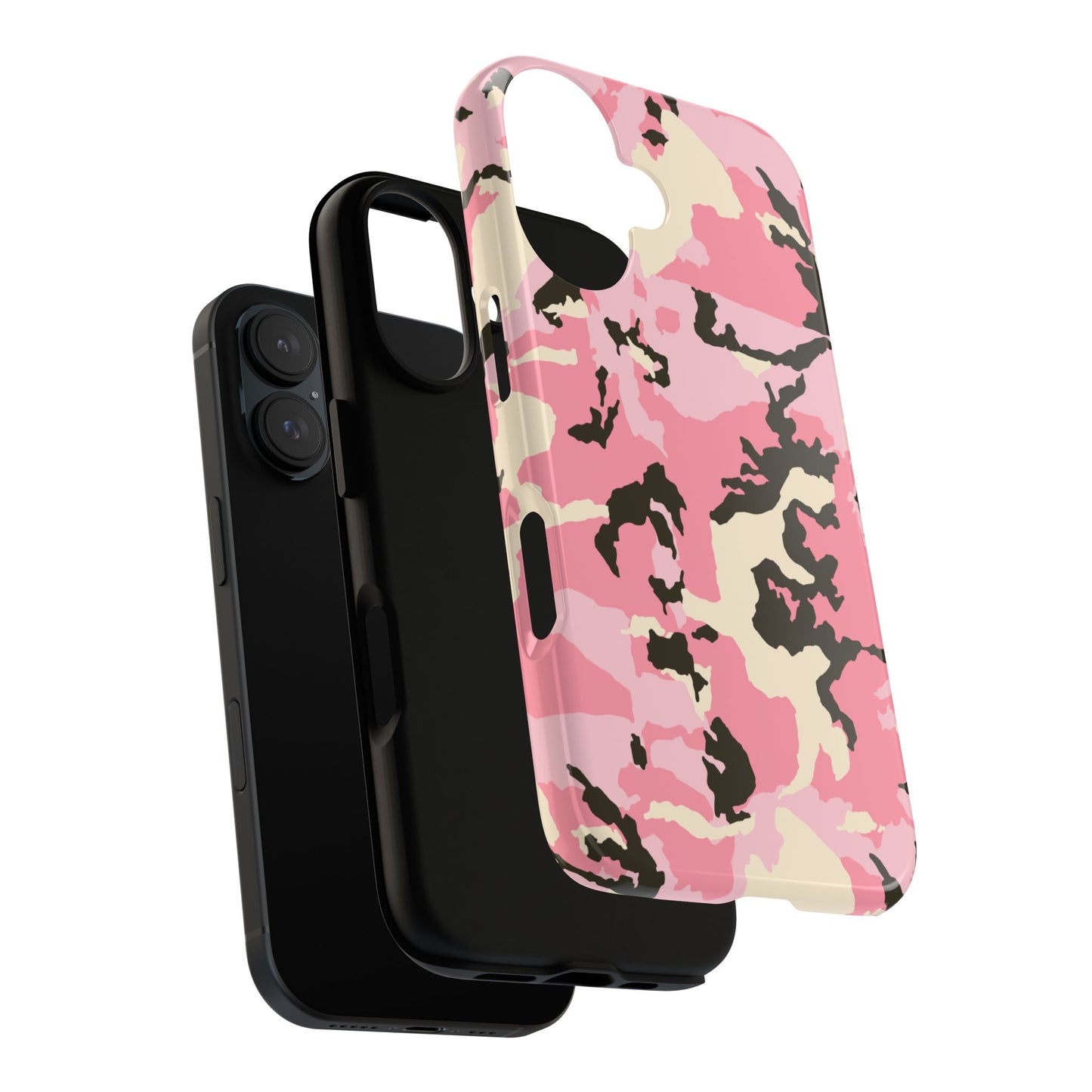 Stylish Pink Camouflage Phone Case – Tough Cases for Trendsetters